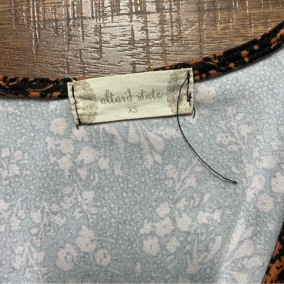 Altar’d State XS Extra Small Floral Black & Orange Dress Going Out Party - Picture 3 of 11